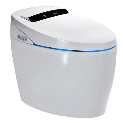 China 110V Modern Operation Smart Toilet Automatic Ceramic Material Smart Toilet For Personal Bathroom Use for sale