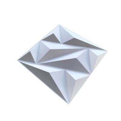 China Fashion Modern Design Indoor Decorative 3D Wall Panel PVC Waterproof 3D Panel Wall for sale