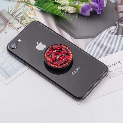 China 360 Degree Rotating Accessories Wholesale Diamond Grip Phone Holder Phone Sockets for sale