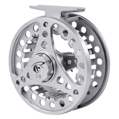 China Horizon Classic Fly Reel Large Metal Shaft Carretes de Pesca Fly Spool Reel Fishing Tackle for sale