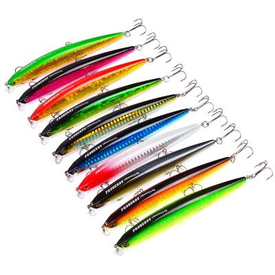 China The Horizon Pencil Artificial Lure 12.5cm 13.5g Bass Fishing Lures Minnow Hard Floating Carp Fishing Peche Leurre Lure HL0009-P-DW418 for sale