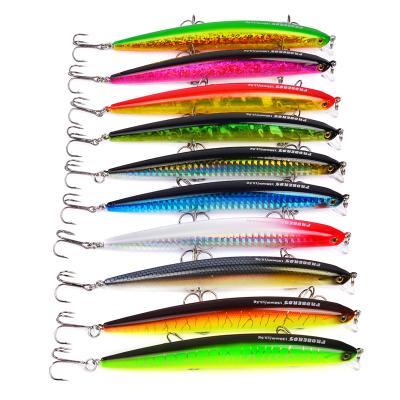 China The Horizon Pencil Artificial Plastic Lure 12.5cm 13.5g Bass Fishing Lures Minnow Hard Floating Carp Fishing Peche Leurre Lure HL0001-P-DW443 for sale