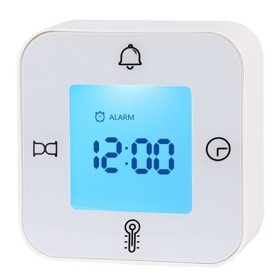 China Alarm clock PROTMEX 4 in 1 multifunctional alarm clock with temperature for sale