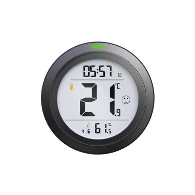 China Tuya Smart PT19DB Digital LCD Display Wall Bluetooth Hygrometer Thermometer Temperature OEM 83*83*32mm for sale