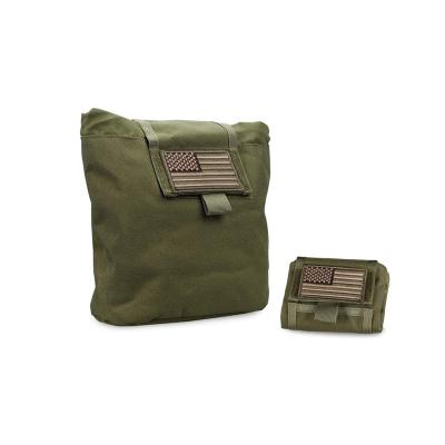 China Rolled Pouch Mag Dump Bag Tactical High Quality Foldable Salvage Magazine Waste Bag Drawstring Molle Dump Pouch for sale