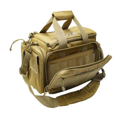 China Deluxe Padded Gun Convenient Tactical Chain Range Bag Pistols Magazine Ammo Gear Accessories Pouch Large for sale