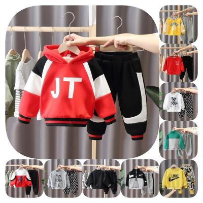 China QUICK DRY children's wear boys sportswear girls hoodie baby hoodie new and wholesale two-piece set pants for sale