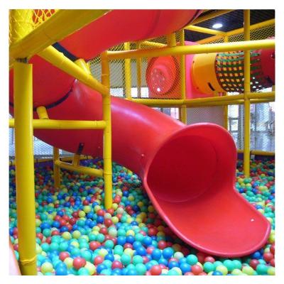 China Pkiddo Wooden Kids Slide Plastic Spiral Tube Inserts Colorful Indoor S Slide for sale