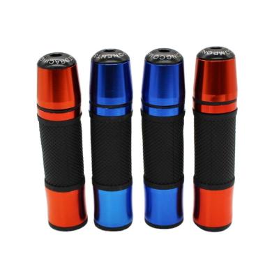 China Aluminum Alloy Grip Aluminum Rubber Grip With End Plug Grips Replacement Parts And Accessories 7/8