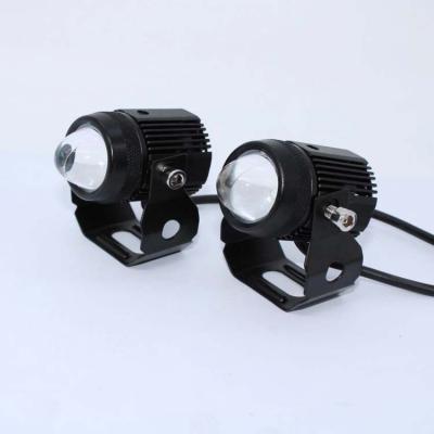 China Automotive Industry Motorcycle Dual Color Motorcycle Led Headlight Mini Lens Led Light Spotlight for sale