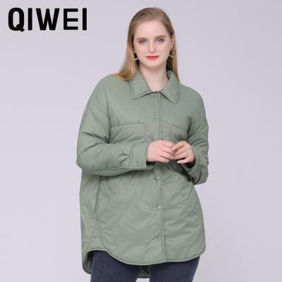 China Winter Windproof Slim Warm Comfortable Layer Windproof Downjacket With Button Pockets Women Clothing for sale