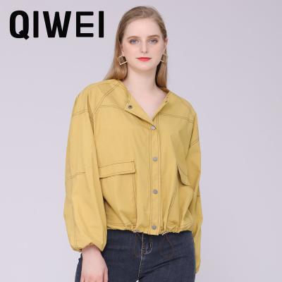 China Summer Windproof Yellow Denim Lipsy Jacket With Pockets Blazer Woman's Single Breasted Cropped Jackets For Women Designer Jacket for sale