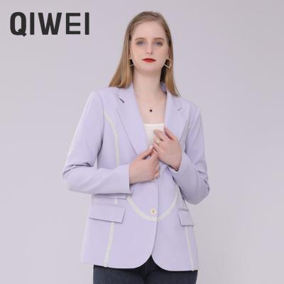 China Anti-Wrinkle Woman Suits One Piece Professional Suit Coat Jacket Woman Suits For Ladies for sale