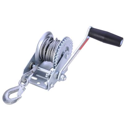 China 600lbs BOAT hand winch with cable for sale