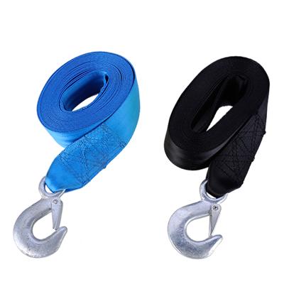 China Line To Pull Wholesale Winch Boat Trailer Winch Strap For Marine With Hook for sale