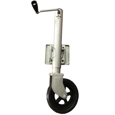 China Trailer Parts 1500LB Trailer Jack Wheel Hand Tongue Jack 8 Inch Wheel Caster for sale