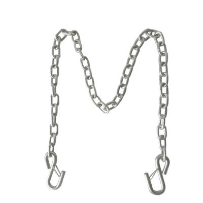 China Trailer Parts For 3500lbs Tongue Safety Chain 1/4 x 48 Inch Trailer Tongue Lock Safety Chain Kit Supply for sale