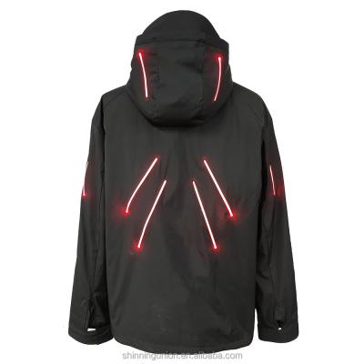 China Windproof Customize LED Jacket - Long Fiber Optic LED Luminous Jacket for sale