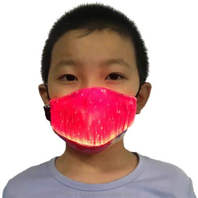 China Kids Sniff Mask Kids Face Mask - Reusable Facemask - Adjustable Red LED Mask for sale