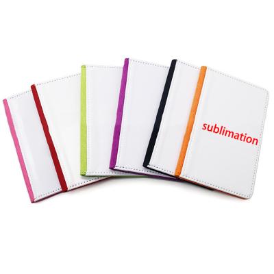 China High Quality Fashion PU Leather Sublimation Passport Cover Customized LOGO Picture Blank Sublimation ID Business Card Holder for sale