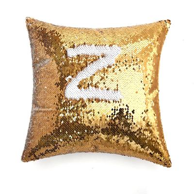 China High Quality Anti-Static Sparkle Sublimation Sequin Pillow Cases Sequin Cushion Covers For Empty Sequin Sublimation Pillow Cover for sale