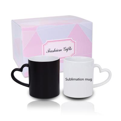 China Wholesale High Quality Disposable Promotion Sublimation Blanksceramic Mugs With Logo Magic Mug Color Change Custom Coffee Mugs for sale