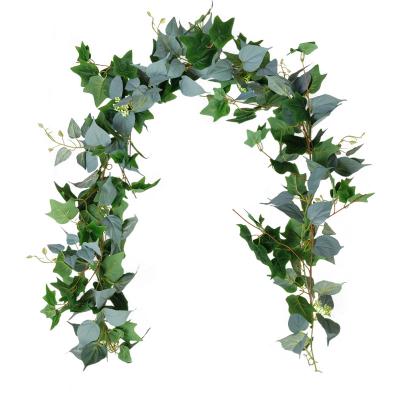 China Cheap Artificial Green Wreath Wedding Home Decoration Wholesale RTS To Date Item Environmental Vine for sale