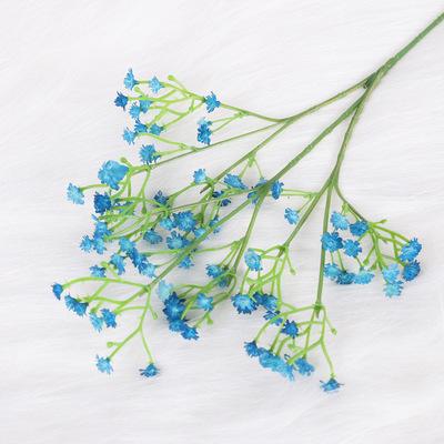 China Enviromenatl Artificial Foliage Preserved Flower Table Vase Home Wedding Decoration Plastic Baby's Breath Flower for sale