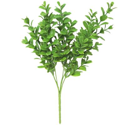 China Garden Environmental High Quality Artificial Foliage Wedding Greenery Fake Branches Boxwood Plant Boxwood Tree Branches for sale