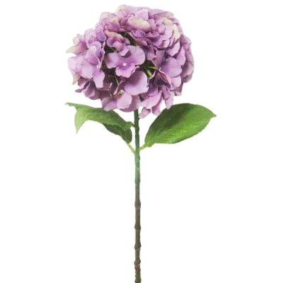 China Single stem flower artificial flowers hydrangea wholesale artificial silk artificial hydrangea plastic cheap flower environmental for sale