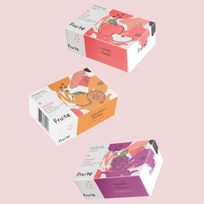 China Recyclable Custom Cosmetic Customized Logo Soap Foil Stamped Cardboard Box Packaging for sale