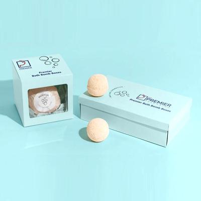 China Recyclable Eco Friendly Custom Simple Cardboard Gift Packaging Bath Bomb Gift Box for sale