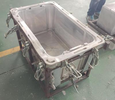 China Plastic Spinning Mold Aluminum Blow Mold Ice Cooler Made for sale