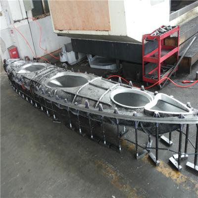 China Long Aluminum Kayak Aluminum Customized Mold By Roto Molding for sale