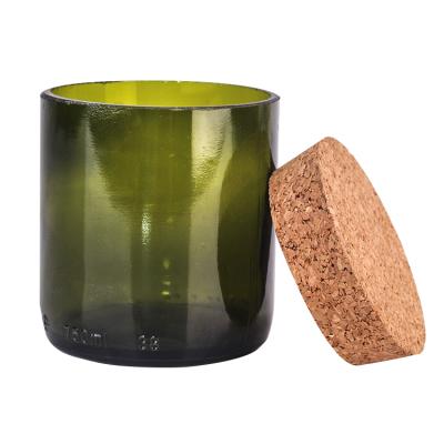 China Non Spill Cork Lids For Cup Luxury Hot Sale Holiday Decoration Candle Glass Jar for sale