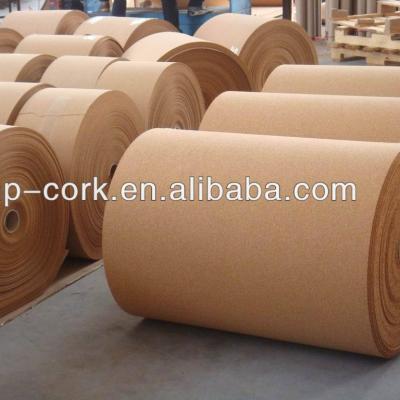 China isolate & absorb sound high quality HUAPU cork roll for underlayment, sound insulation for sale