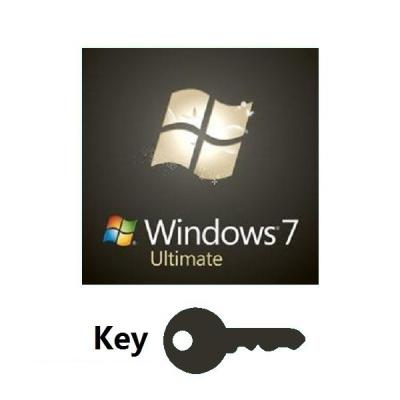 China Red version new brand windows 7 ultimate key label for Product Key Sticker for sale