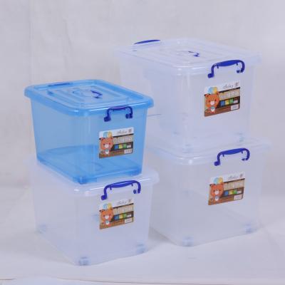 China Handle With Cover Factory Storage Box Cheap Multi Size Plastic Storage Organizer for sale