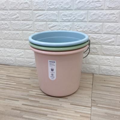 China PP Plastic Water Pail Bucket 28cm Height With Multi Color Factory Directly Supply Water Barrel for sale