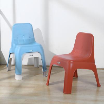 China Durable Bedroom Kids Plastic Chair With Backrest Wholesale Price Factory Supply Directly for sale