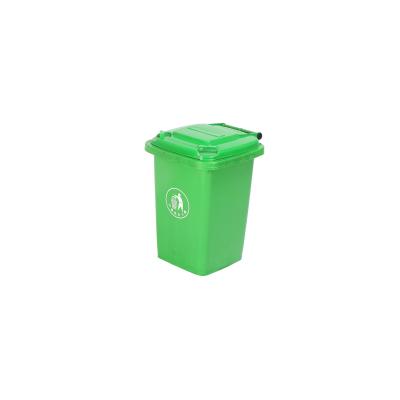 China Outdoor PP Plastic Garbage Bins 30L Trash Can With Lid for sale