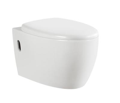 China Modern Toilet Suspendu Square Shape White Western Commode P Trap Wc Ceramic Wall Hanging Hung Toilet Toilet for sale