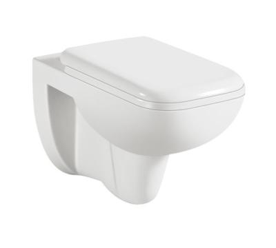 China Modern Design Wall Mount Toilet Hung Wc Toilet Ceramic Rimless White Rimless Wall Hung Toilets for sale