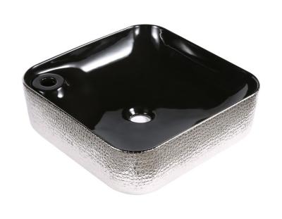 China Modern Hot Sales Above Counter Sink Ceramic Handmade Marble Wash Basin Bathroom Sanitary Ware for sale