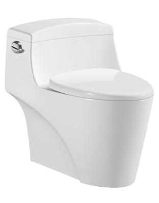 China Modern Sanitary Modern Bathroom Sanitary Ware Water Saving Siphon Water Saving Toilet Bowl Sanitary One Piece Toilet for sale