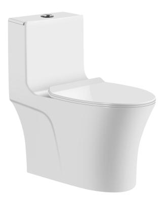 China Modern Wholesale Ceramic Sanitary Siphon Water Saver Factory Toilet Bowl Lavatory One Piece Toilet Te koop