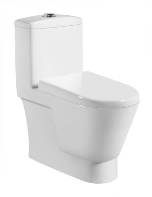 China White Ceramic Toilet Bowl Inodoro S Hotel WC Bathroom One Piece Modern Flush Modern Sanitary Ware Double Trap Siphonic Bathroom Toilet Te koop