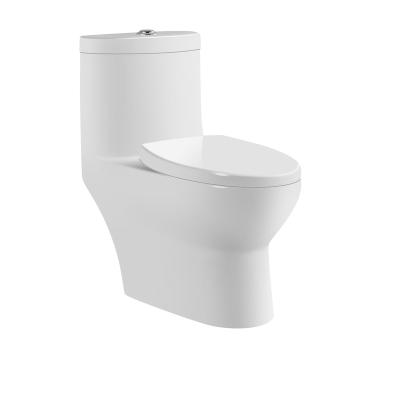 China Wholesale Washroom Modern Dual Flush Floor White Toilet Bowl Siphonic Toilet Bowl One Piece Ceramic Toilet Te koop