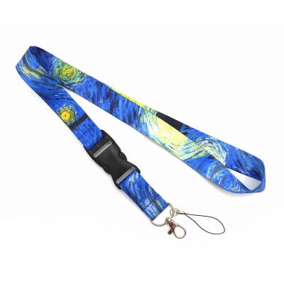 China Durable Customized 100% Polyester Lanyard With Your Own Design for sale