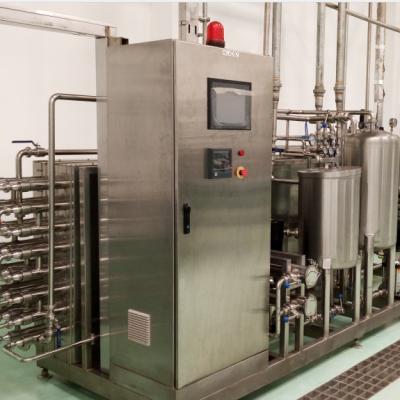 China Factory Automatic Milk Pasteurizer, Tube in Tube Sterilizer Juice Pasteurizer UHT Food Beverage Sterilizer for Tomato Sauce Jam for sale